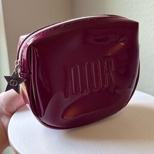 CHRISTIAN DIOR Burgundy Beauty Cosmetics Clutch/pouch- Limited Edition❤️